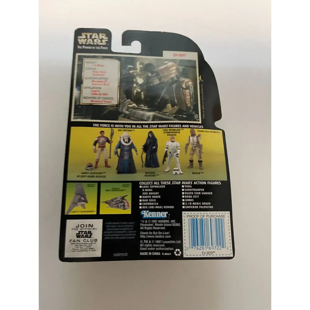 Star Wars EV-9D9 Power of the Force Green Card Action Figure Droid by Star Wars